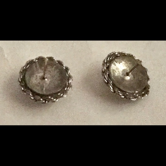 Sterling Silver Handmade Pierced Earrings - Picture 14 of 16